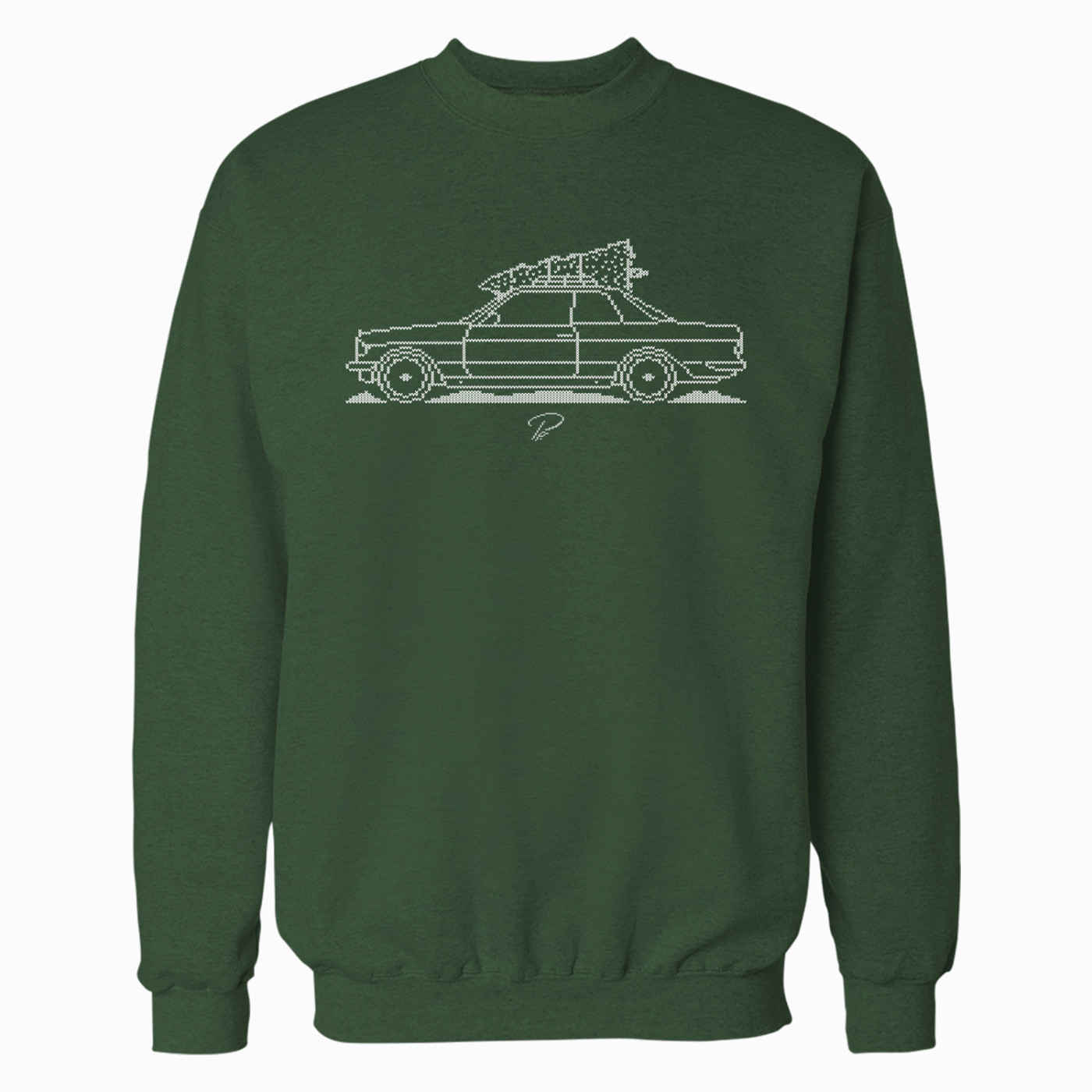 Mercedes-Benz W123 Coupe Minimal Christmas Sweater