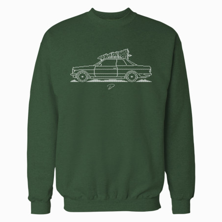 Mercedes-Benz W123 Coupe Minimal Christmas Sweater