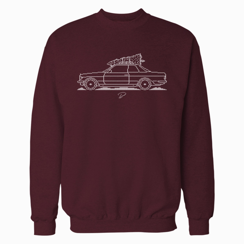 Mercedes-Benz W123 Coupe Minimal Christmas Sweater