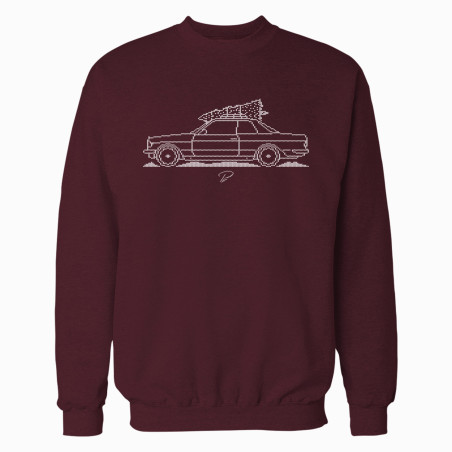 Mercedes-Benz W123 Coupe Minimal Christmas Sweater