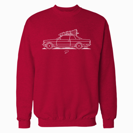 Mercedes-Benz W123 Coupe Minimal Christmas Sweater
