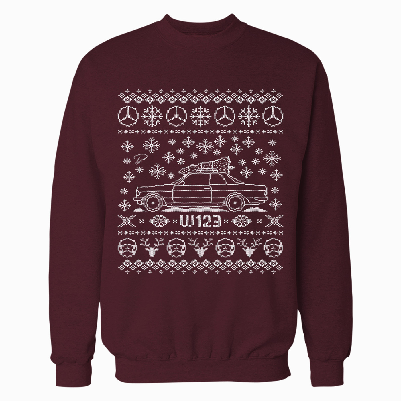 Mercedes-Benz W123 Coupe Full Christmas Sweater