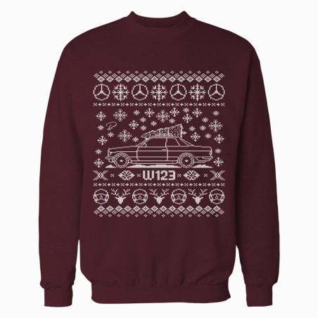 Mercedes-Benz W123 Coupe Full Christmas Sweater