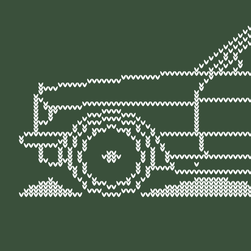 Mercedes-Benz W123 Wagon Minimal Christmas Sweater