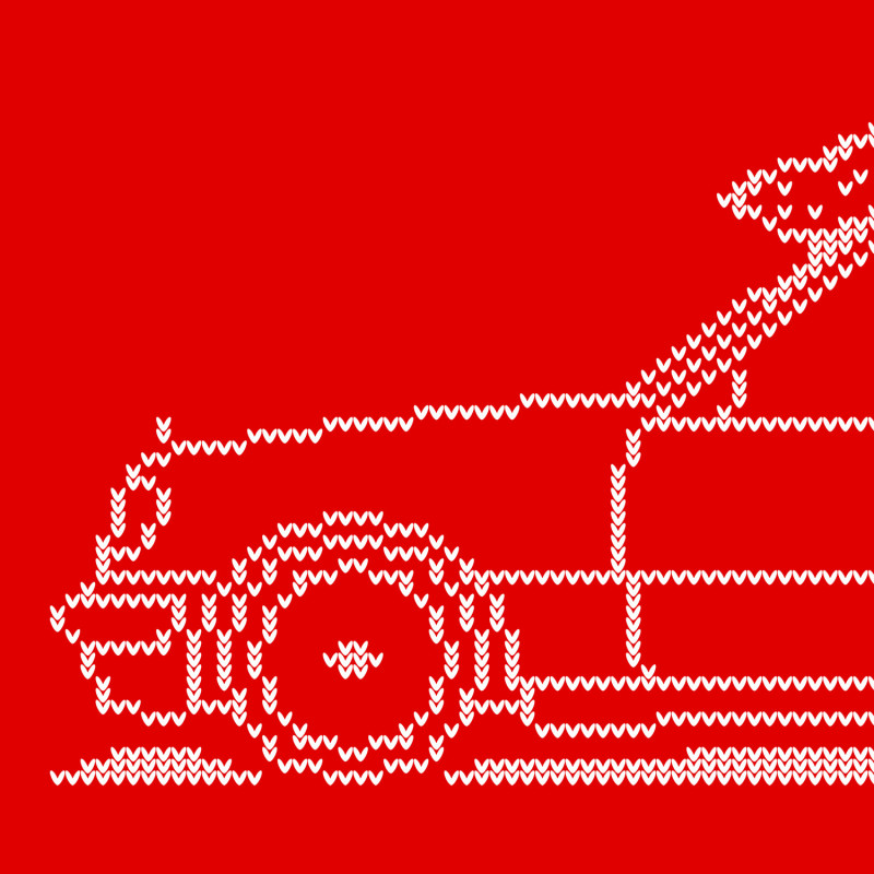 Mercedes-Benz W124 Sedan Minimal Christmas Sweater