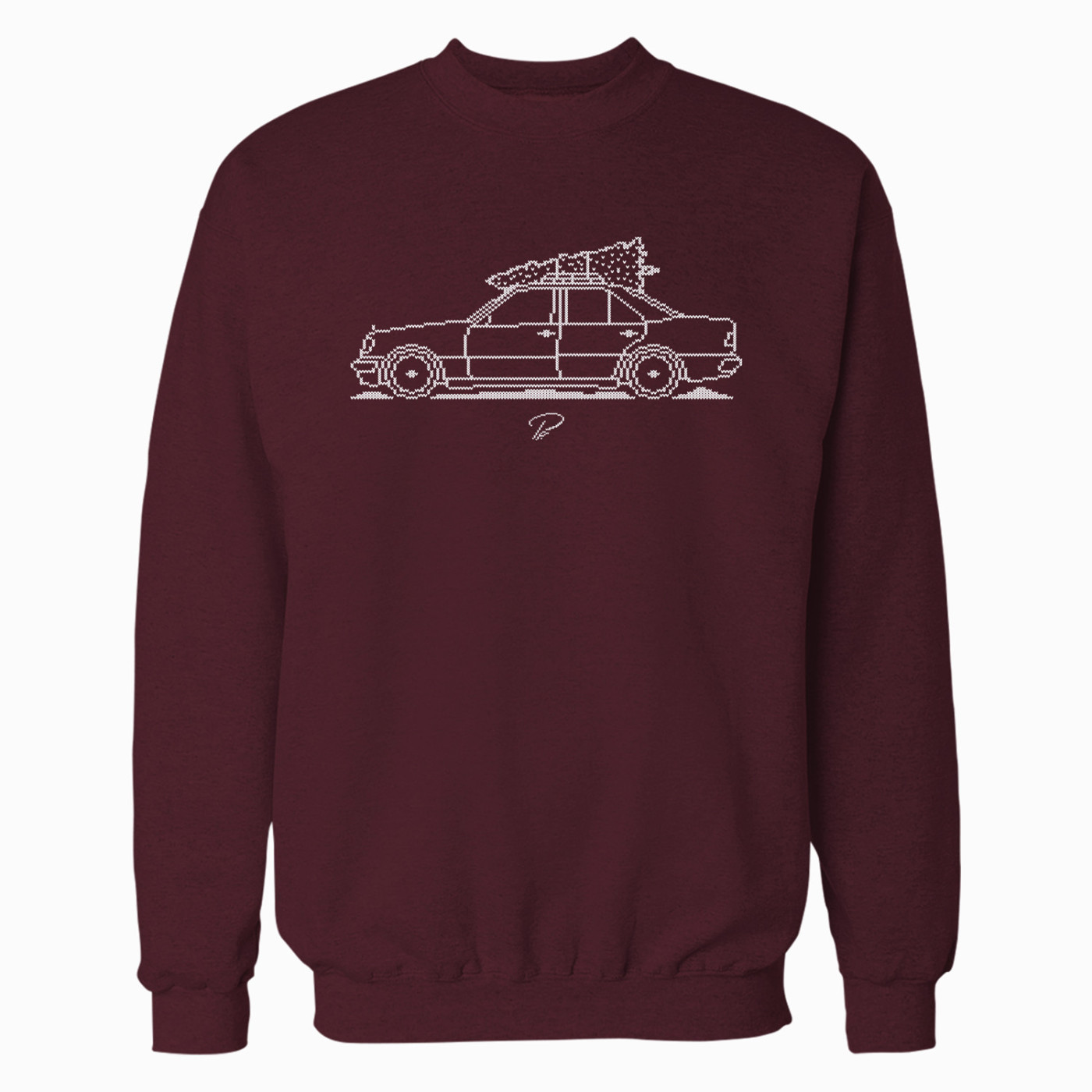 Mercedes-Benz W124 Sedan Minimal Christmas Sweater
