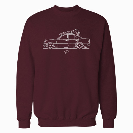 Mercedes-Benz W124 Sedan Minimal Christmas Sweater