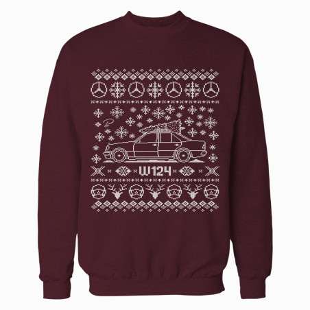 Mercedes-Benz W124 Sedan Full Christmas Sweater
