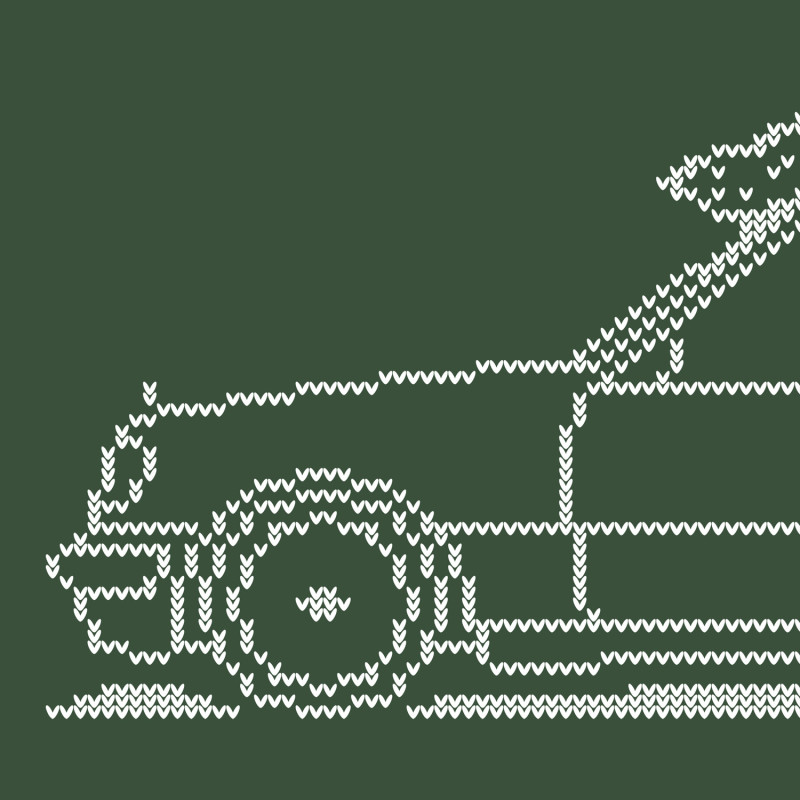 Mercedes-Benz W124 Coupe Minimal Christmas Sweater