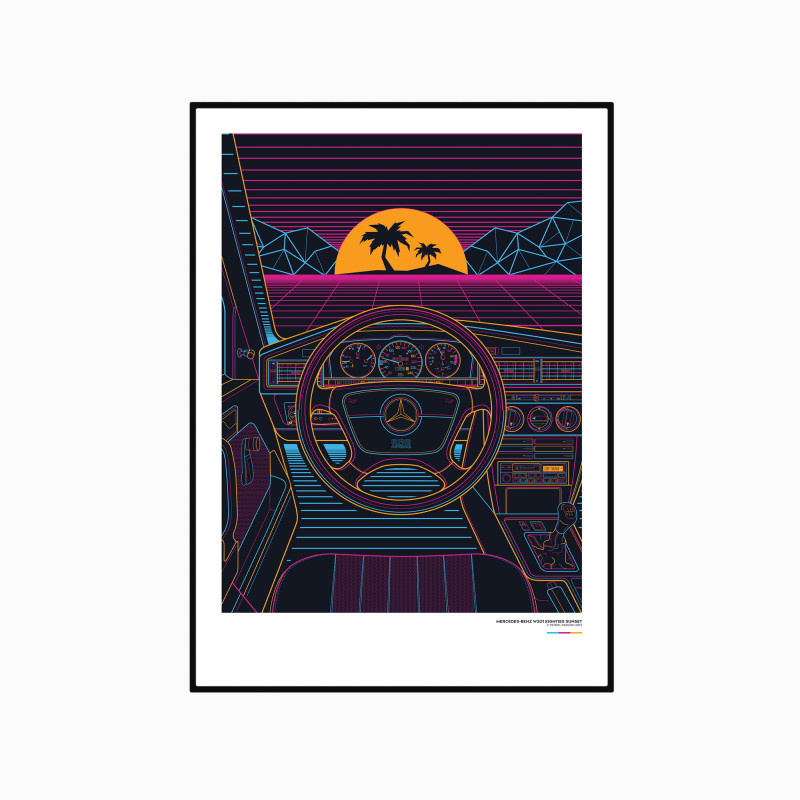 Mercedes-Benz W201 Eighties Sunset