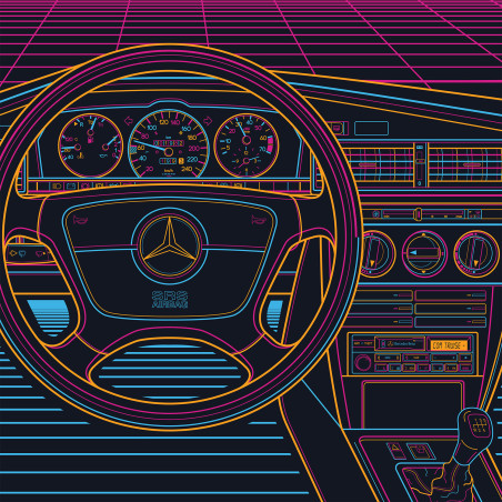 Mercedes-Benz W201 Eighties Sunset