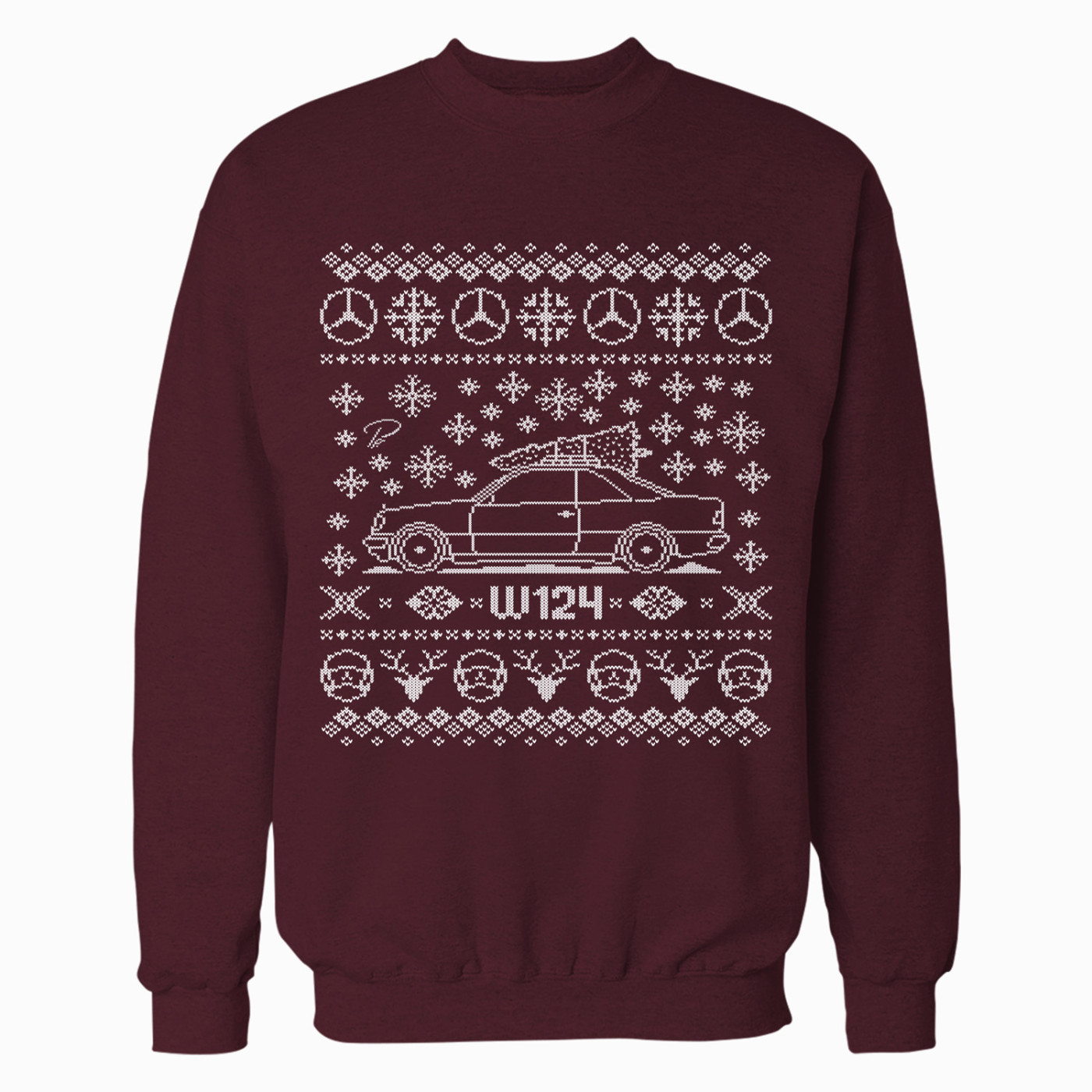 Mercedes-Benz W124 Coupe Full Christmas Sweater