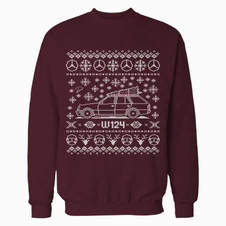 Mercedes-Benz W124 Wagon Full Christmas Sweater