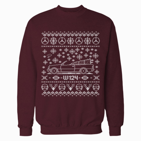 Mercedes-Benz W124 Cabrio Full Christmas Sweater