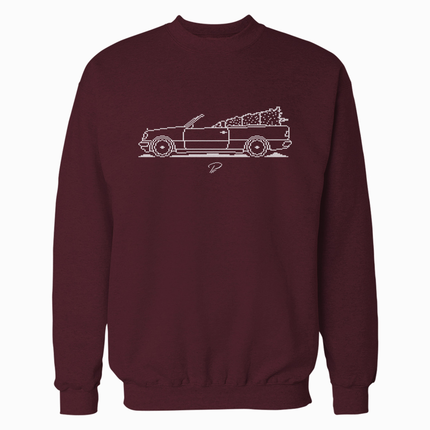 Mercedes-Benz W124 Cabrio Minimal Christmas Sweater