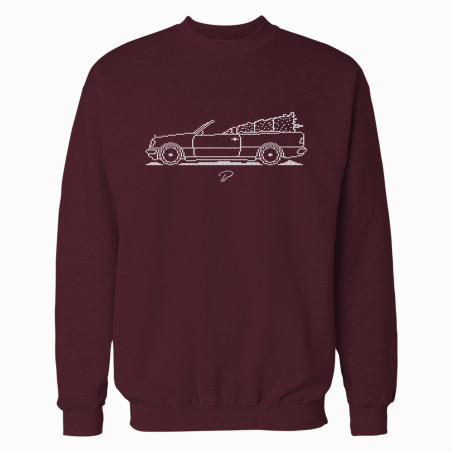 Mercedes-Benz W124 Cabrio Minimal Christmas Sweater
