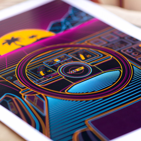 Chevrolet Corvette C4 Eighties Sunset