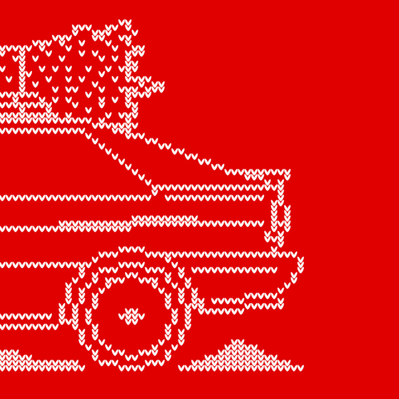 Audi Quattro Minimal Christmas Sweater