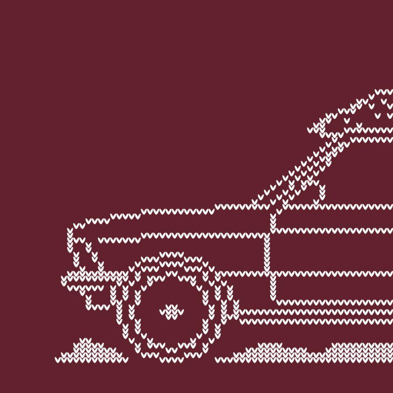 BMW E21 Sedan Minimal Christmas Sweater