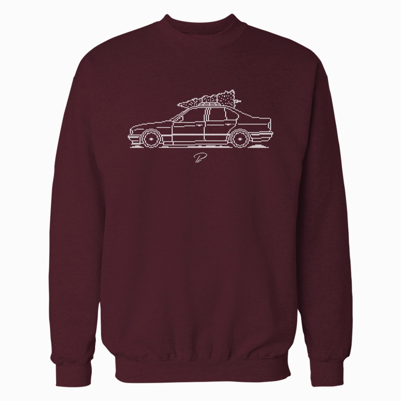 BMW E34 Sedan Minimal Christmas Sweater BMW E34 Sedan Minimal Christmas Sweater