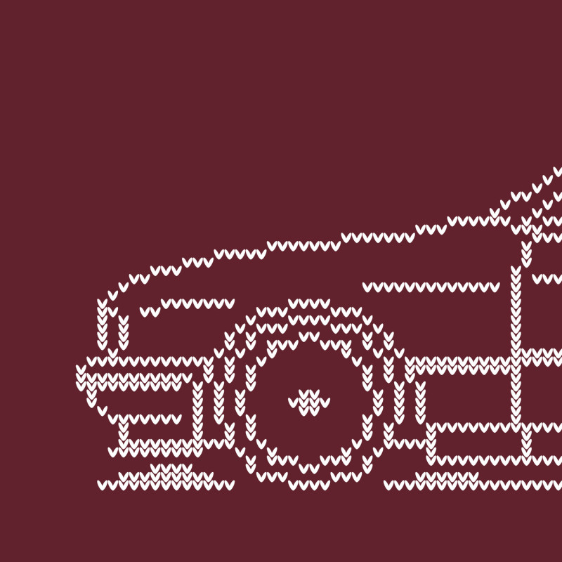 BMW E34 Sedan Minimal Christmas Sweater