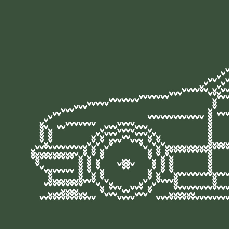 BMW E34 Sedan Minimal Christmas Sweater