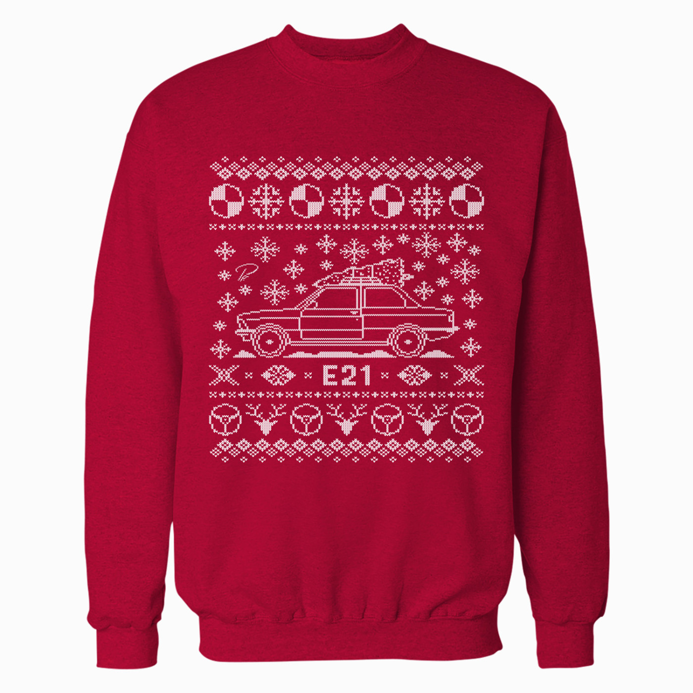 BMW E21 Sedan Full Christmas Sweater BMW E21 Sedan Full Christmas Sweater