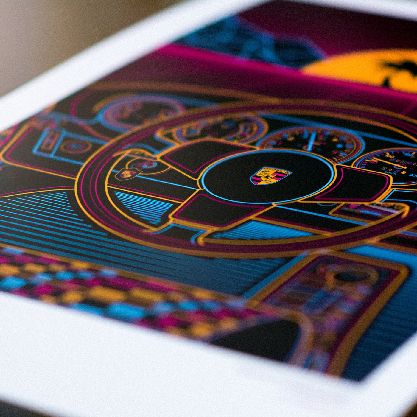 Porsche 930 OEM Eighties Sunset