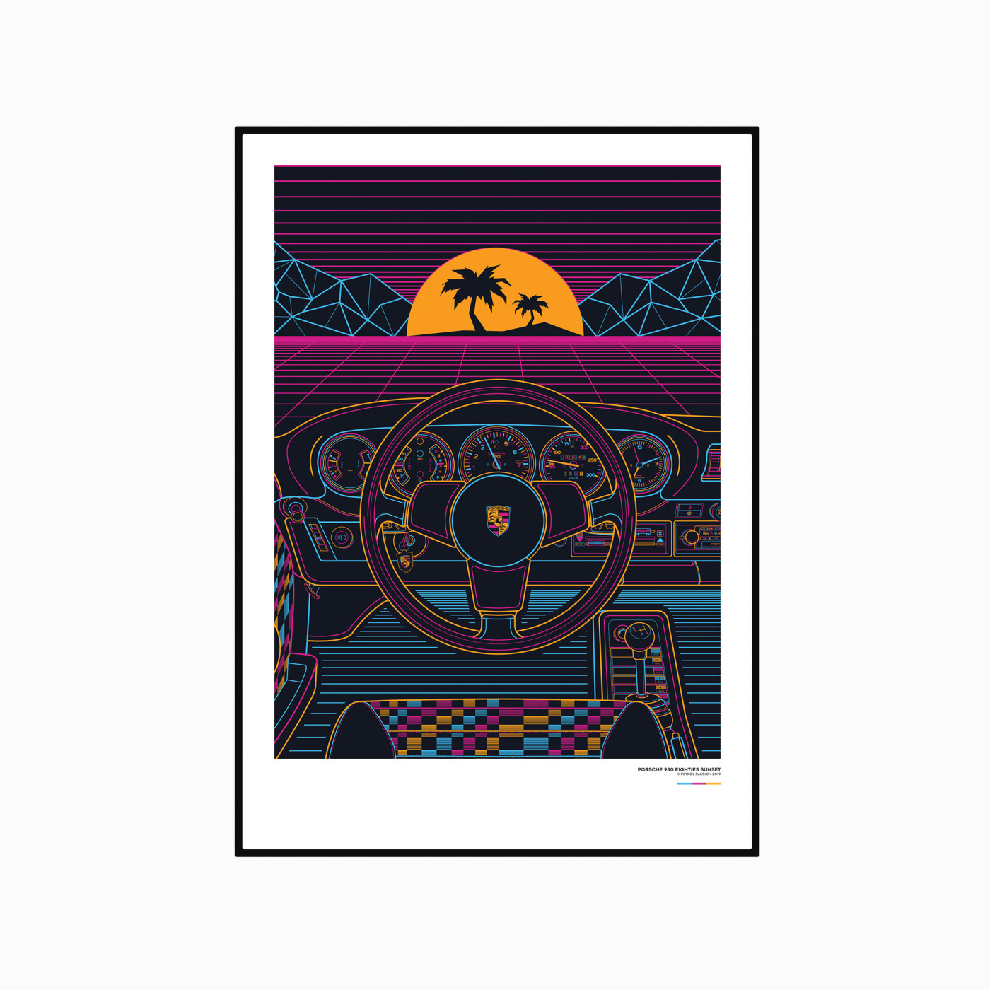 Porsche 930 OEM Eighties Sunset