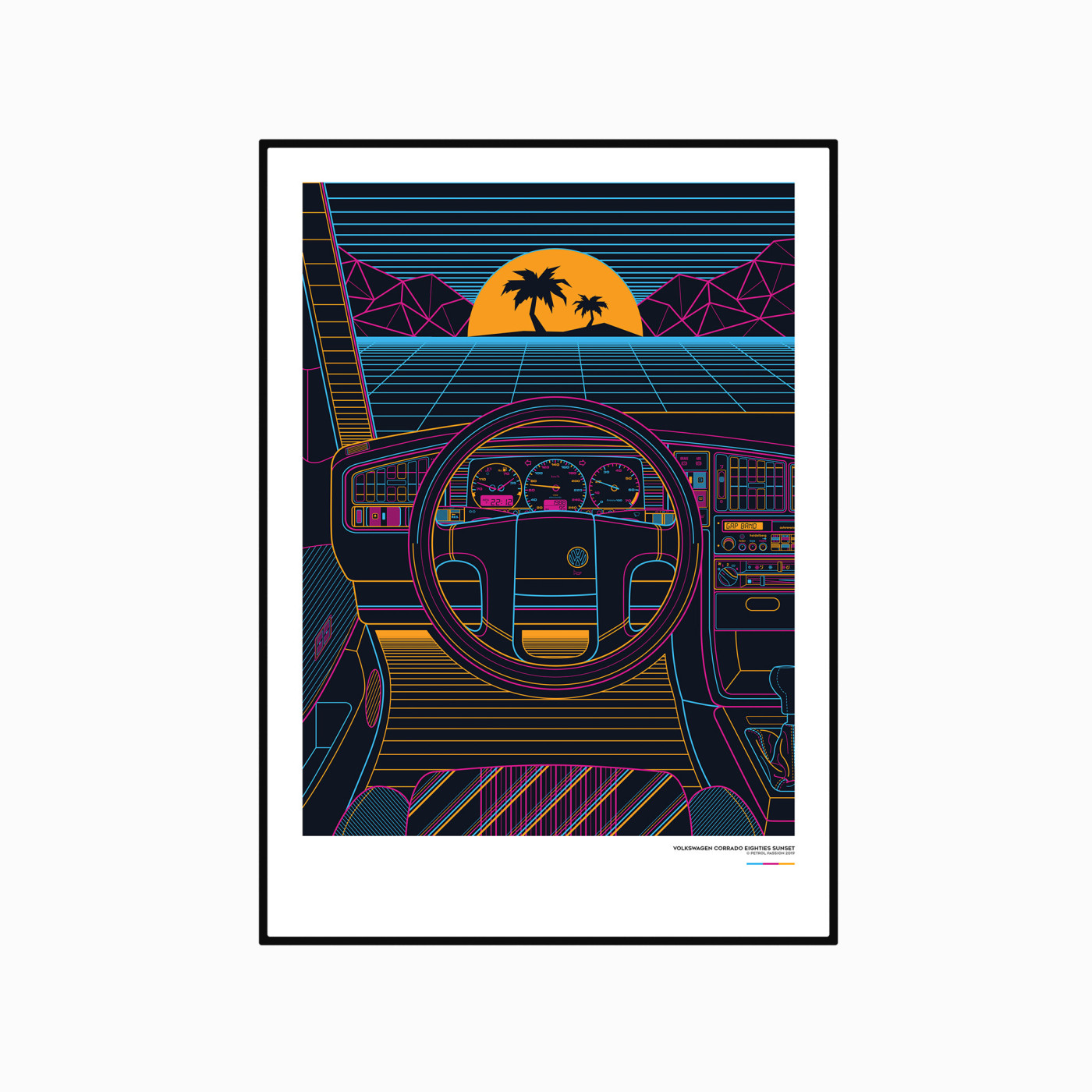 VW Corrado Eighties Sunset