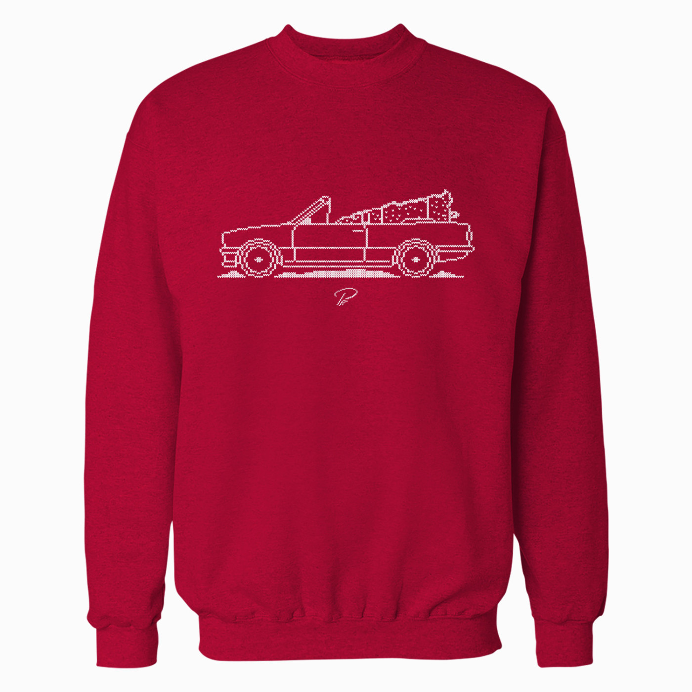 BMW E30 Cabriolet Minimal Christmas Sweater