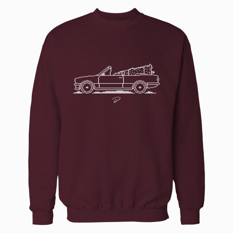 BMW E30 Cabriolet Minimal Christmas Sweater