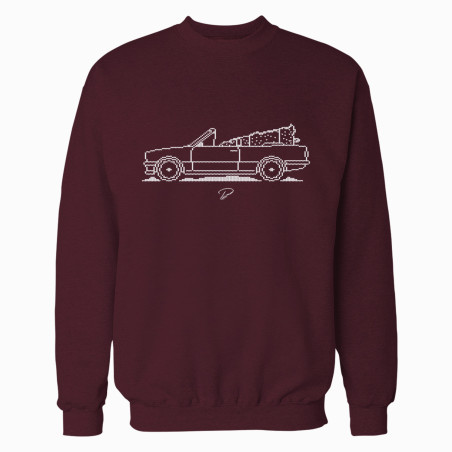BMW E30 Cabriolet Minimal Christmas Sweater