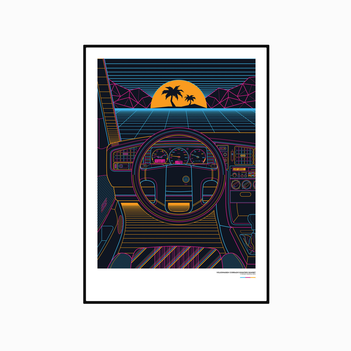 VW Corrado Eighties Sunset