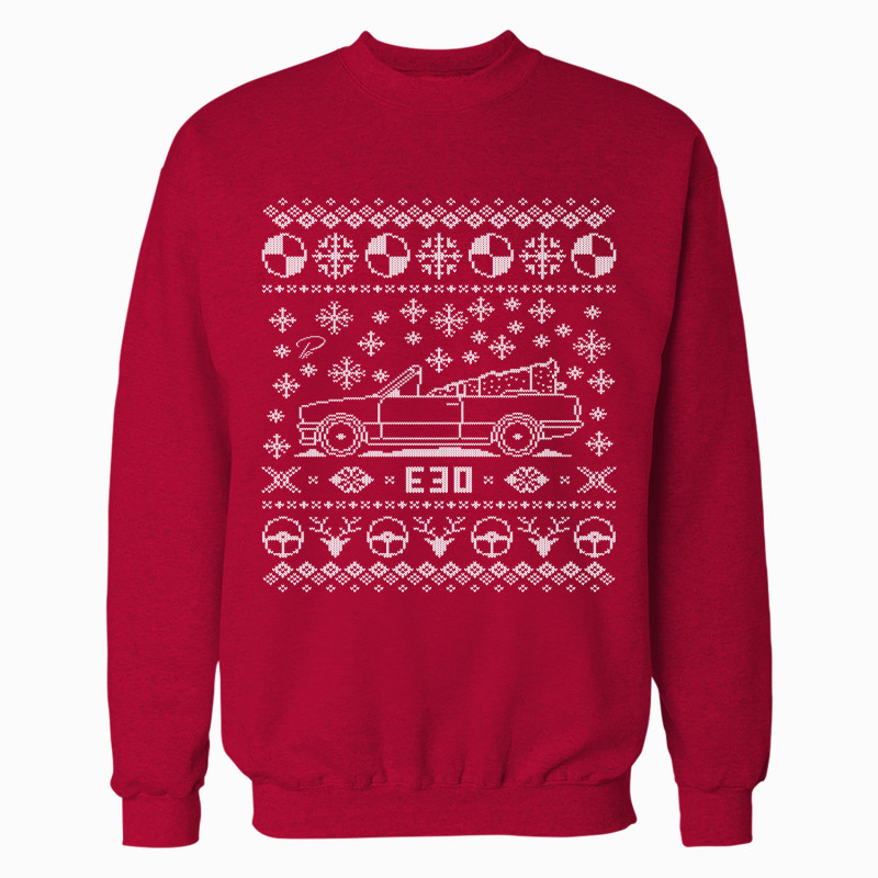 BMW E30 Cabriolet Full Christmas Sweater