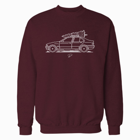 BMW E36 Sedan Minimal Christmas Sweater