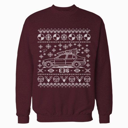 BMW E36 Sedan Full Christmas Sweater