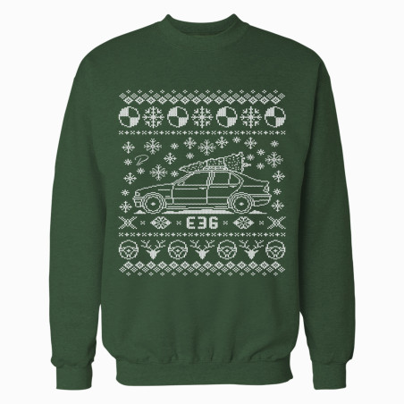 BMW E36 Sedan Full Christmas Sweater