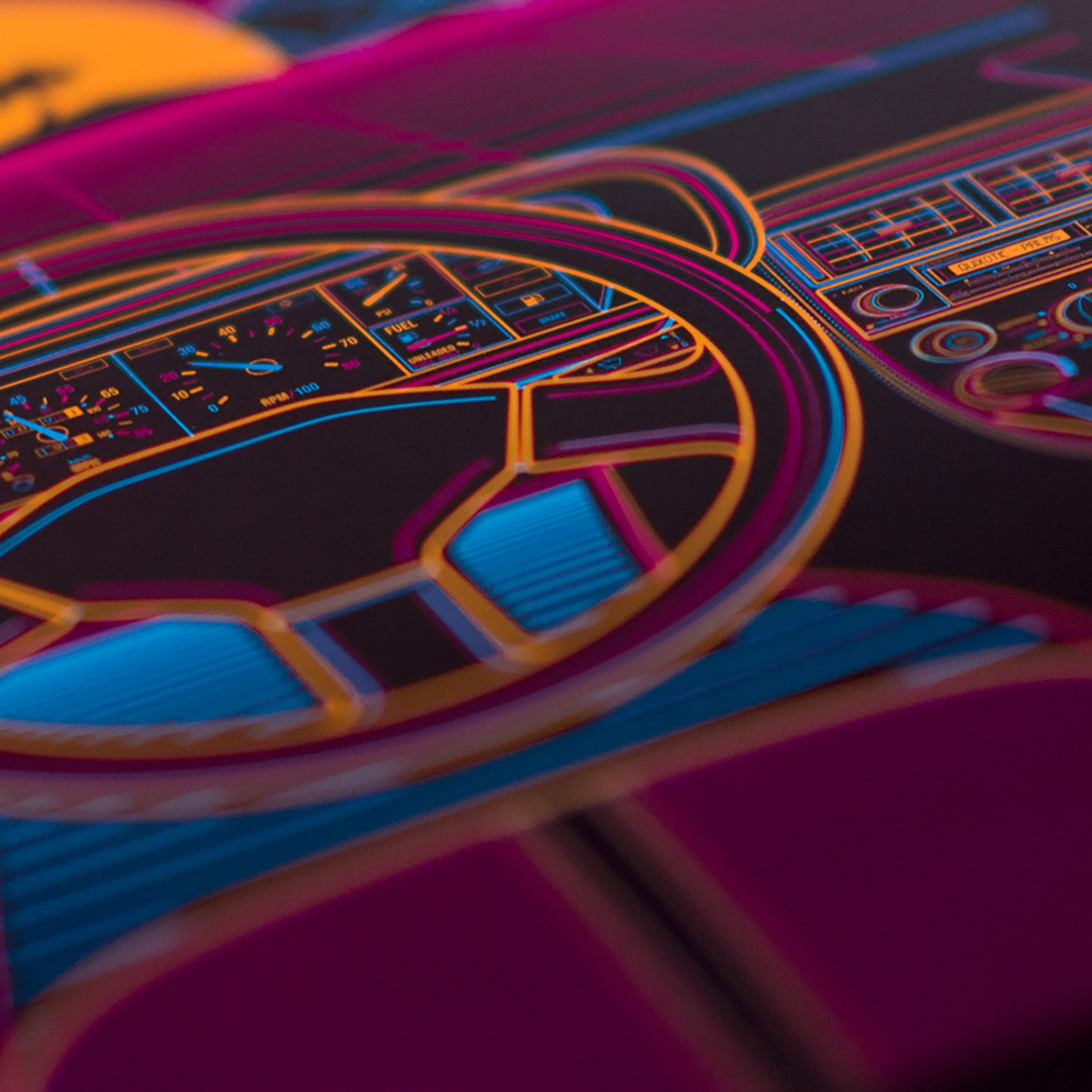 Delorean DMC-12 Eighties Sunset