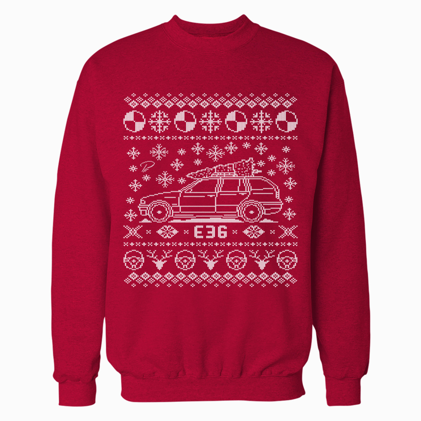 BMW E36 Touring Full Christmas Sweater