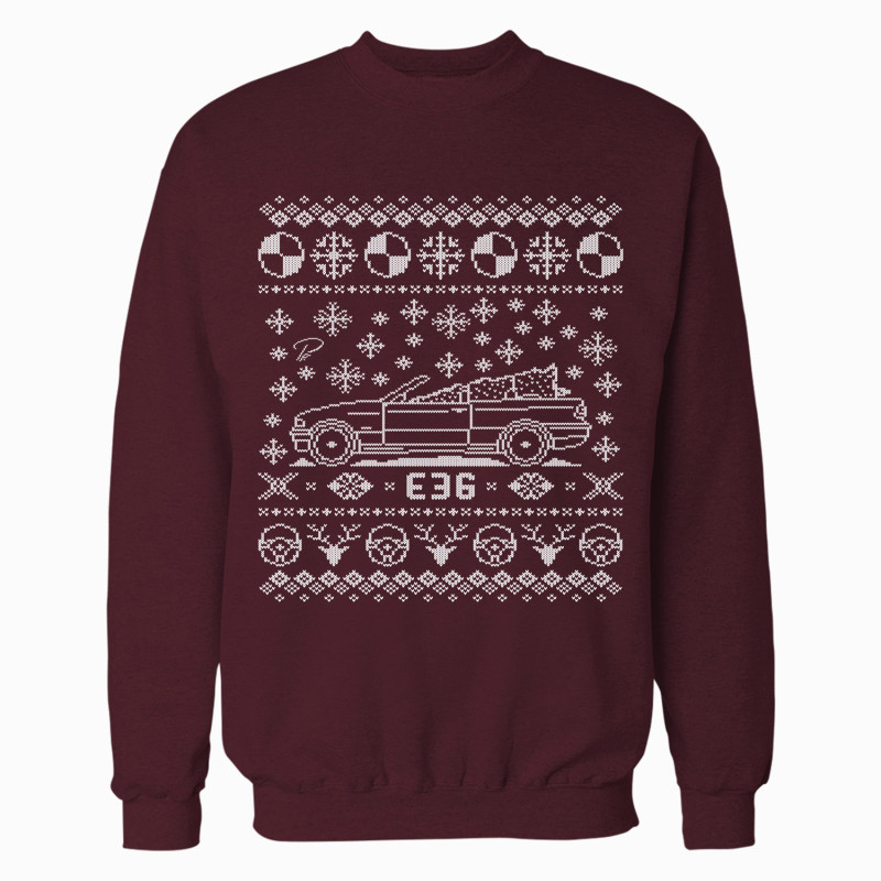 BMW E36 Cabriolet Full Christmas Sweater