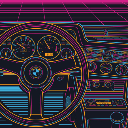 BMW E21 Eighties Sunset