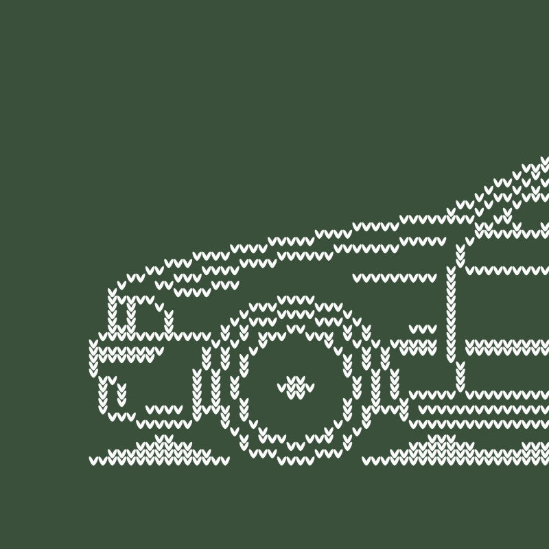 BMW E39 Sedan Minimal Christmas Sweater