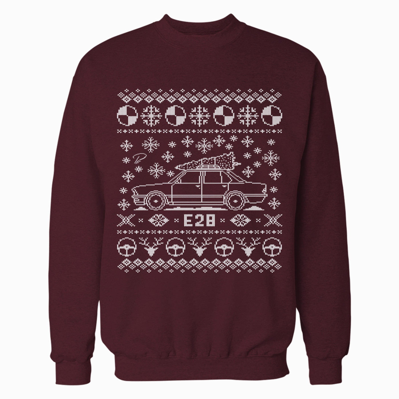 BMW E28 Full Christmas Sweater