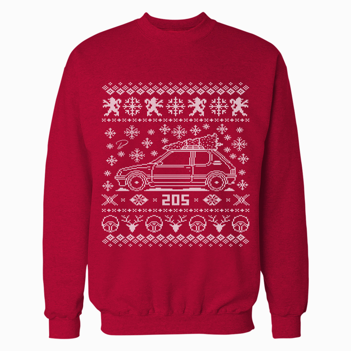 Peugeot 205 GTI Full Christmas Sweater Peugeot 205 GTI Full Christmas Sweater