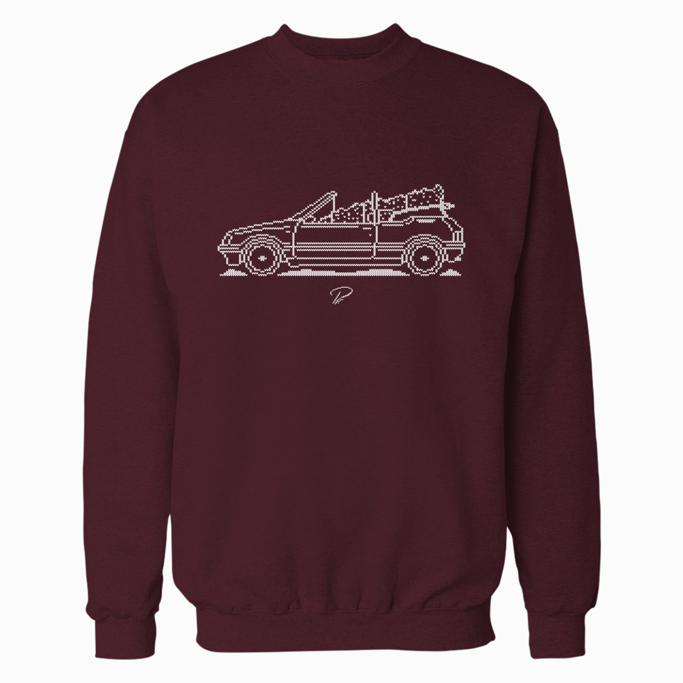 Peugeot 205 CTI Minimal Christmas Sweater