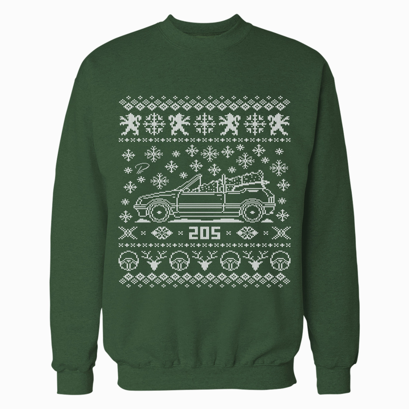 Peugeot 205 CTI Full Christmas Sweater