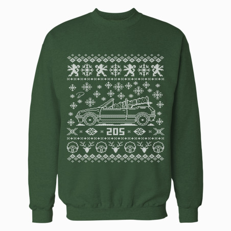 Peugeot 205 CTI Full Christmas Sweater