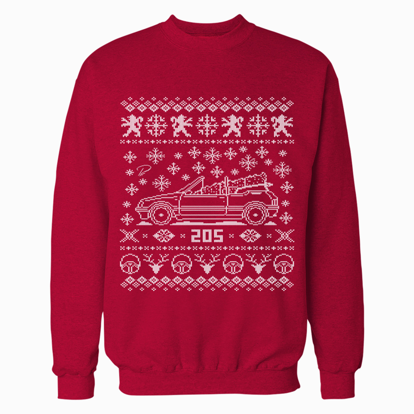 Peugeot 205 CTI Full Christmas Sweater