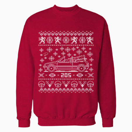Peugeot 205 CTI Full Christmas Sweater
